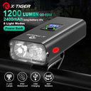 X-Tiger Bike Light Headlight Bicycle Lamp With Power Bank