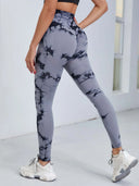 Tie Dye High Waist Seamless Leggings for Women 2023