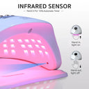 Professional Nail Dryer LED UV Lamp 81 LEDs for Gel Nails