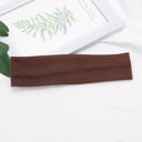 Elastic Cotton Headband: Stylish Fitness Yoga Accessory