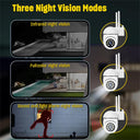 5MP Outdoor Color Night Vision Security Camera Full Coverage