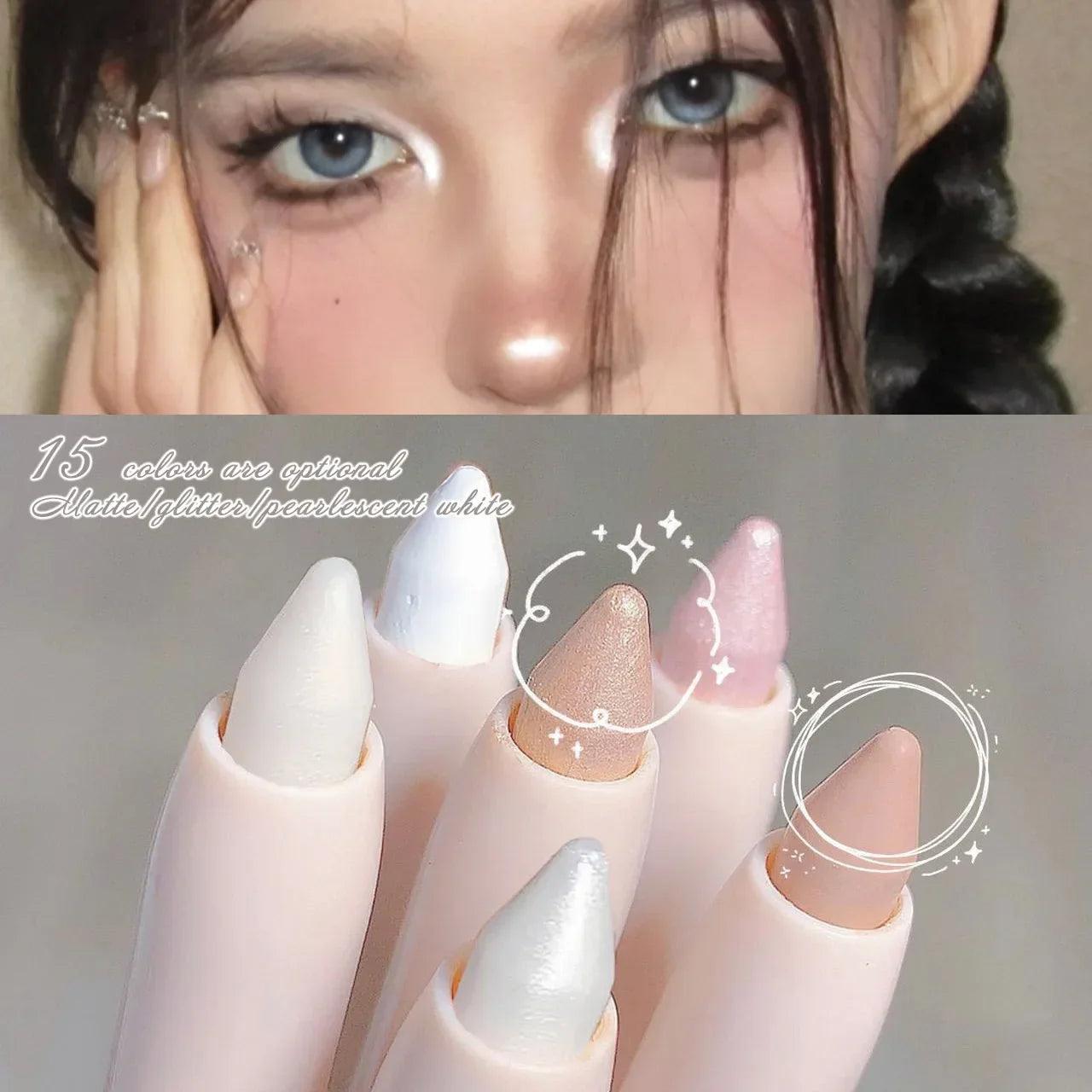 Silkworm Glow Eyeshadow Stick: Mesmerizing Korean Eye Makeup