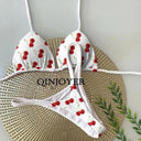 Heart Print Bikini Thong Summer Beachwear Essential Stylish Collection