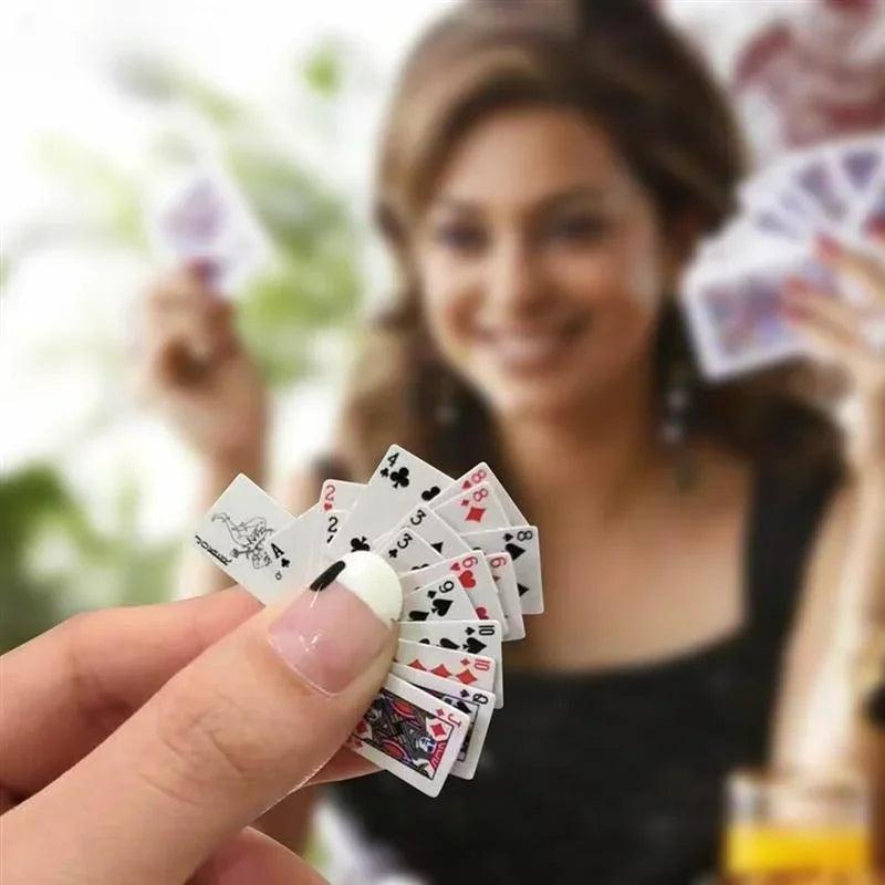 Mini Dollhouse Poker Playing Cards Set: Doll Accessory Decoration  ourlum.com   