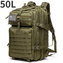 Durable 30L/50L Waterproof Tactical Backpack for Outdoor Use