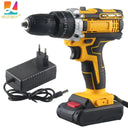 WOZOBUY 21V MAX Cordless Drill and Impact Wrench, Power Tool with Batteries and Charger  ourlum.com Cordless Drill EU 