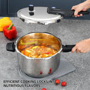 Universal Stainless Steel Pressure Cooker for Gas Induction