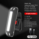 X-Tiger Super Bright USB Rechargeable Rear Bike Light