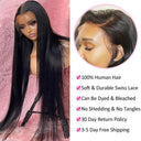 30-Inch Brazilian Straight Lace Front Wig Human Hair Remy