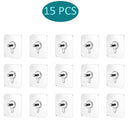 Heavy Duty Adhesive Wall Hooks for Kitchen and Bathroom Organization  ourlum.com A 15PCS  