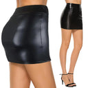 Sleek Faux Leather Bodycon Skirt Chic Women's Fashion Piece