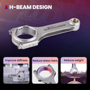 H-Beam Connecting Rods for Mazda 323 B6F 1989-1994