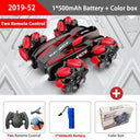 WLtoys F1 Drift RC Car: LED Lights, Music, Gesture Control, Stunt Car, Electric Children Toys  ourlum.com 201952-Two Remote-1B  