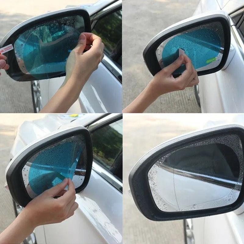 Car Rearview Mirror Protective Film: Anti-Fog Anti-Glare Rainproof Cover  ourlum.com   