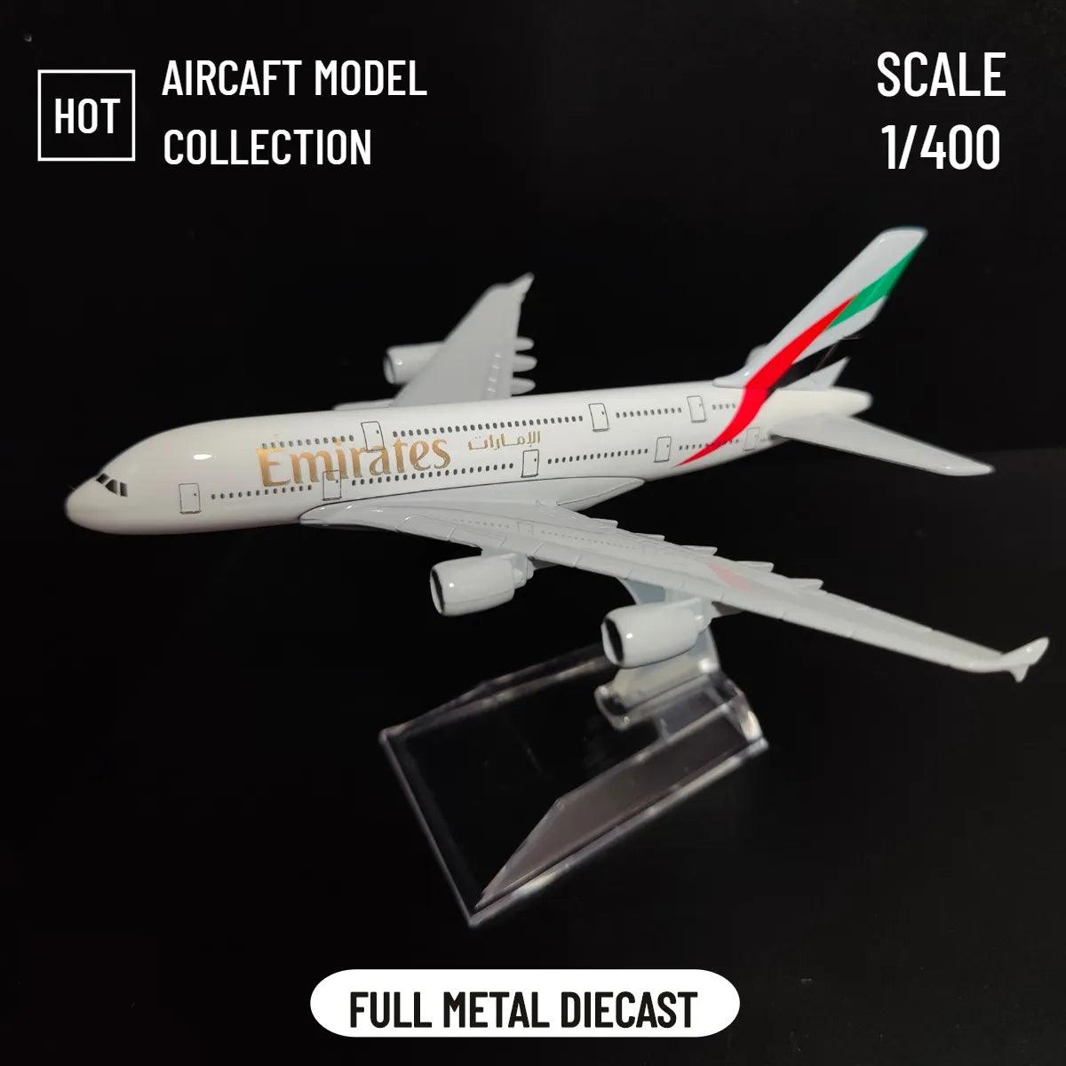 Emirates Airlines Diecast Aircraft Models: High-Quality Replica Collectibles  ourlum.com   