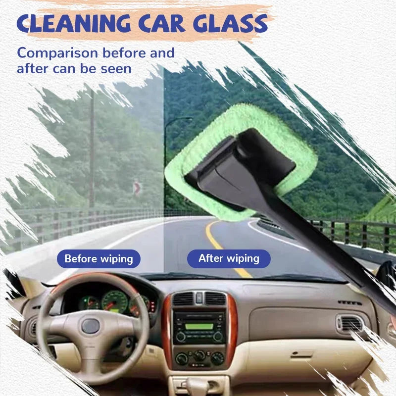 Car Window Cleaner Kit: Efficient Auto Glass Cleaning Tool  ourlum.com   