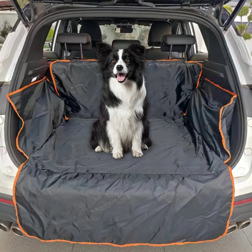 SUV Cargo Liner: Waterproof Trunk Seat Cover for Back Cargo - Universal Fit  ourlum.com black  