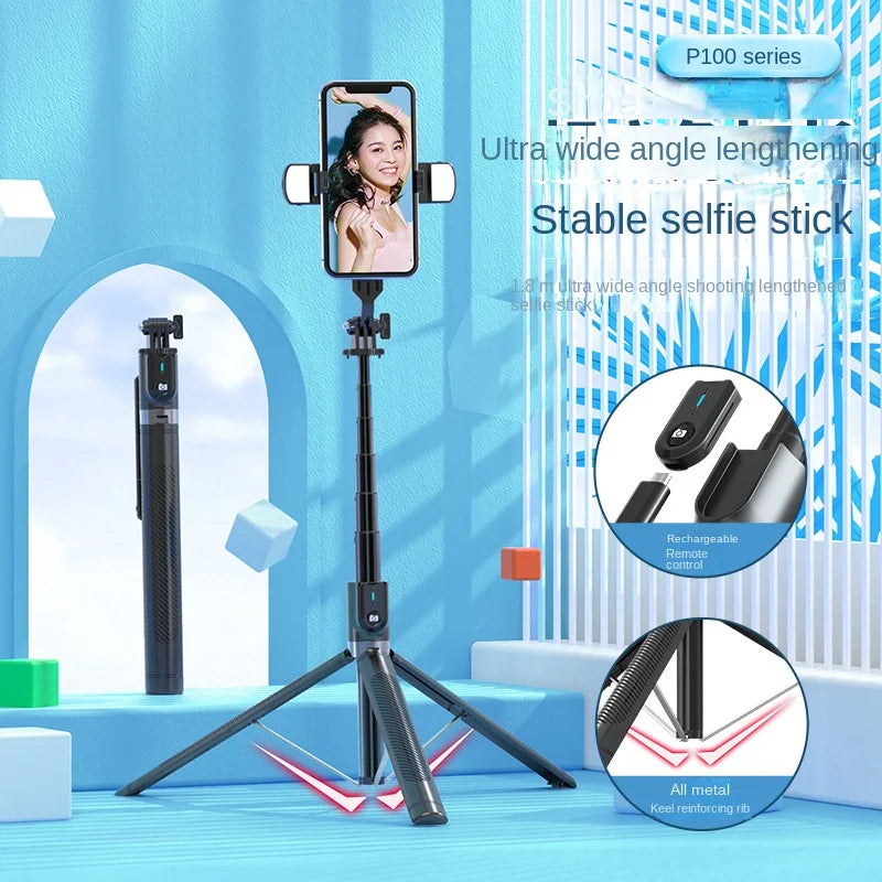 Xiaomi Extendable Selfie Stick with Bluetooth Remote and Phone Tripod Stand  ourlum.com   