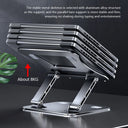 PANTXIKE Laptop Stand Foldable Aluminum Alloy Portable Holder