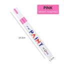 White Waterproof Automotive Tire Marker Pen - Precision Touch-Up Tool for Cars  ourlum.com Pink  