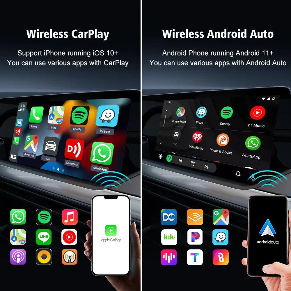 2air CarlinKit Wireless CarPlay & Android Auto Box: Seamless Wireless Connection & Fast Data Transmission  ourlum.com   