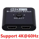 4K HDMI Bi-Directional Video Switch: Seamless Gaming Experience  ourlum.com 4K 60HZ HDMI Switch CHINA 