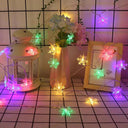 Winter Wonderland Snowflake LED String Lights Decor Ideas