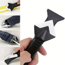 5 in 1 Metal Head Shovel Glue Tool Kit: Silicone Spatula, Caulk Remover, Grout Removal, Sealant Finishing & Corner Scrap