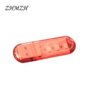 ZHMZH 3LEDs 1.5W Reading Lamps USB Night Lights Mini Book Light Portable U Disk LED Lamp Power Bank Powered 12 colors  ourlum.com Red 1 CHINA 