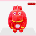 Toddler Boys Girls Kawaii Backpack Plush Dinosaur Schoolbag