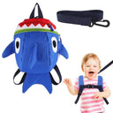 1Pcs Funny Cartoon Shark Backpack Cute Toddler Safety Harness