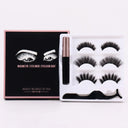 Magnetic Eyelash Kit with Synthetic Lashes for Glam Eyes