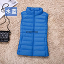 2023 New Women Sleeveless Slim Ultra Light Down Jacket