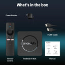 Android13 Google Voice Assistant YouTube Smart TV Box 4K