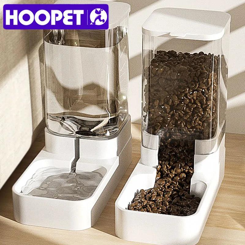 HOOPET Automatic Pet Feeder & Water Bowl Set  ourlum.com   