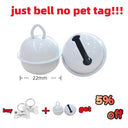 Customizable Stainless Steel Pet ID Tag Keychain for Dogs and Cats  ourlum.com 1pc white bell 40x21mm 