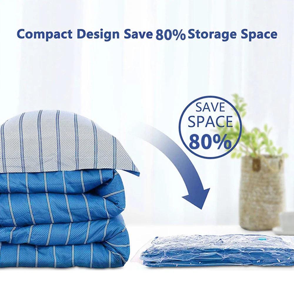 Vacuum Storage Bags for Bedding & Clothes: Space-Saving Solution  ourlum.com   