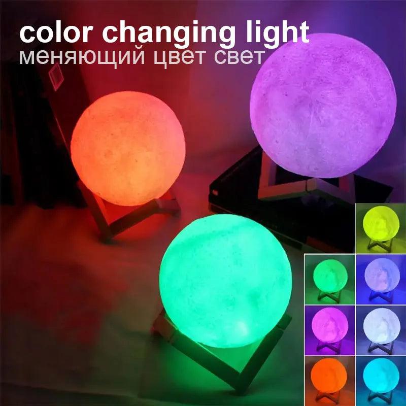 LED Night Light Battery Powered 3D Print Moon Lamp Moon Lamp Children Night Lamp Table Lamp Home Bedroom Decor Birthday Gifts  ourlum.com   