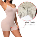 GUUDIA Seamless Open Crotch Shapewear Bodysuit for Tummy Control & Butt Lifting