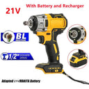 WOZOBUY 21V MAX Cordless Drill and Impact Wrench, Power Tool with Batteries and Charger  ourlum.com Impact Wrench EU 