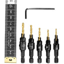 Woodworking Countersink Drill Bit Set for Precision Drilling  ourlum.com   