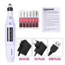 Portable Professional Electric Nail Drill Machine Set