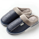 Warm Fur Slippers: Waterproof Indoor House Shoes for All