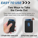 Magnetic Leather Wallet Case for iPhone Pro Max Stylish Card Holder