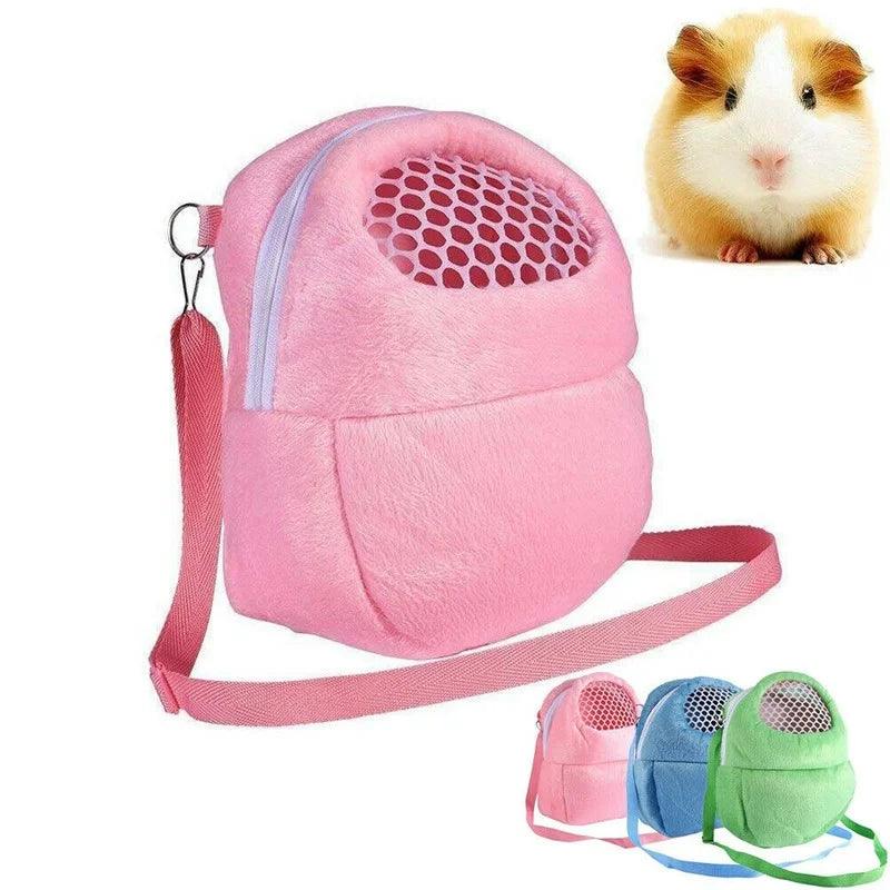 Cozy Velvet Pet Carrier for Small Pets: Safe Travel Bag & Bed  ourlum.com   