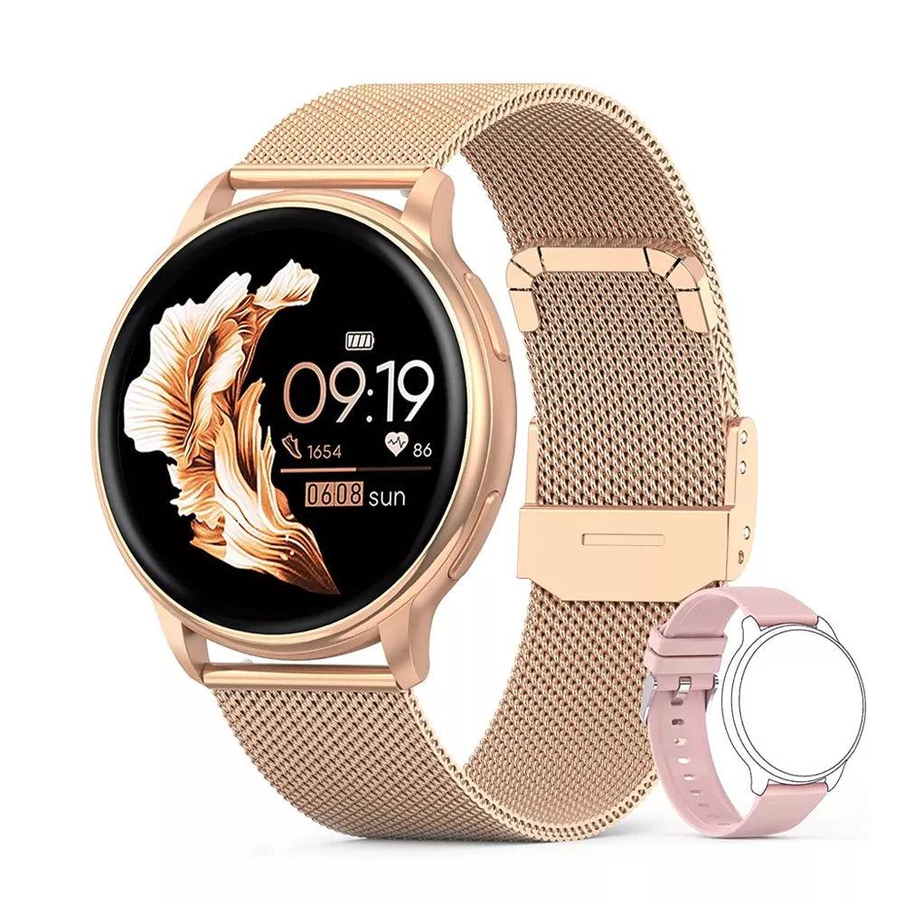 WEEDOM 2023 Smart Bluetooth Fitness Tracker Watch with Custom Dial for Women and Men, Heart Rate Monitor and Notifications - Compatible with Android and iOS  ourlum.com   
