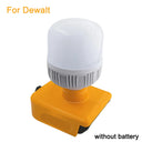 For Makita Dewalt Milwaukee 18V 20V LED Work Light Lamp