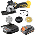 Cordless Mini Circular Saw With Laser Guide 20V Max Compatible