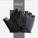 Gym Gloves Fingerless Anti-Slip Shock-Absorbing Sports Gloves