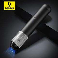 Baseus Car Vacuum: Wireless Handheld Cleaner with LED Light